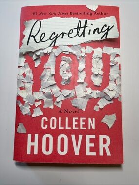 Regretting You by Colleen Hoover - Red Paperback Novel